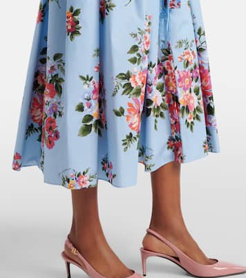 Hemdblusenkleid aus Baumwollpopeline | Dolce&Gabbana