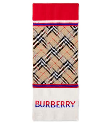 Burberry Check wool scarf | Burberry Kids