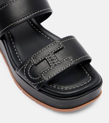 Sandales compensées H703 en cuir | Hogan