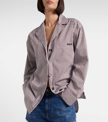 Striped cotton and silk shirt | Dolce&Gabbana