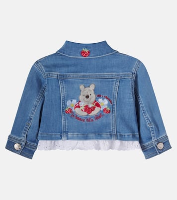 X Disney® Baby Bestickte Jeansjacke | Monnalisa