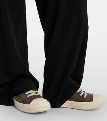 Suede low-top sneakers | Rick Owens