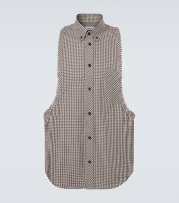 Checked cotton shirt | Versace