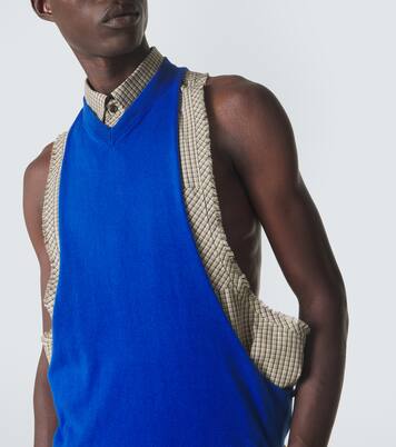 Checked cotton shirt | Versace