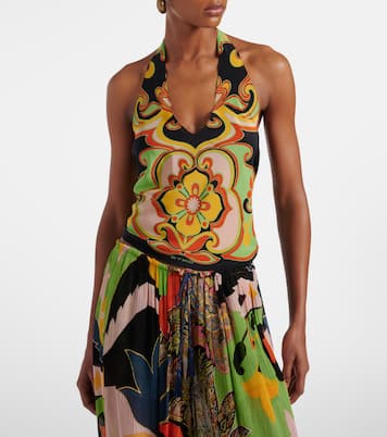 Top de seda floral | Etro