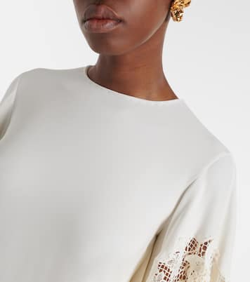 Kaftan aus einem Seidengemisch | Oscar de la Renta