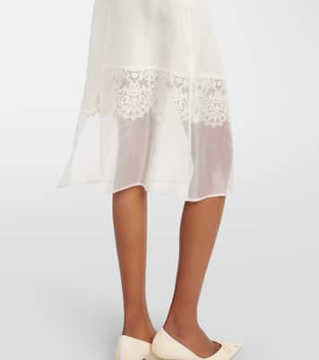 Jupe midi à dentelle | Xu Zhi