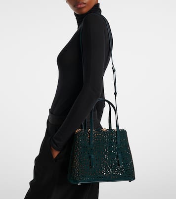 Le Mina 25 Vienne Wave leather tote bag | Alaïa