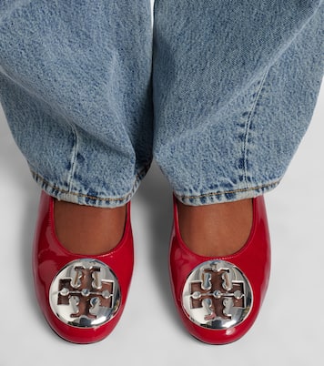 Reva embellished patent leather ballet flats | Tory Burch