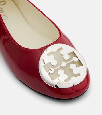 Reva embellished patent leather ballet flats | Tory Burch