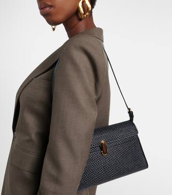 Tote Symmetry aus Raffiabast mit Leder | Savette