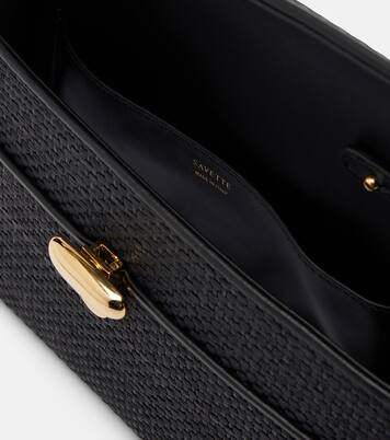 Tote Symmetry aus Raffiabast mit Leder | Savette