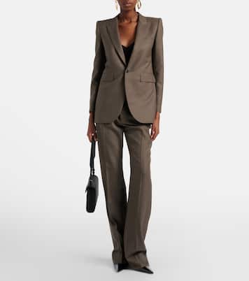 Tote Symmetry aus Raffiabast mit Leder | Savette