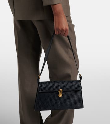 Tote Symmetry aus Raffiabast mit Leder | Savette