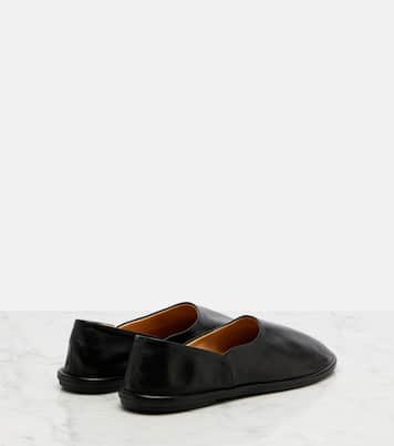 Canal leather slip-on shoes | The Row