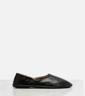 Canal leather slip-on shoes | The Row