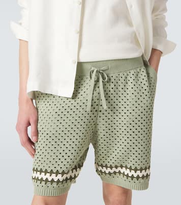 Nico crochet cotton shorts | Frescobol Carioca