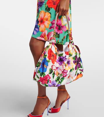 Bolso Medium de satén floral | Dolce&Gabbana