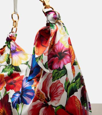 Bolso Medium de satén floral | Dolce&Gabbana