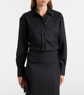 Ellys wool flannel shirt | Victoria Beckham
