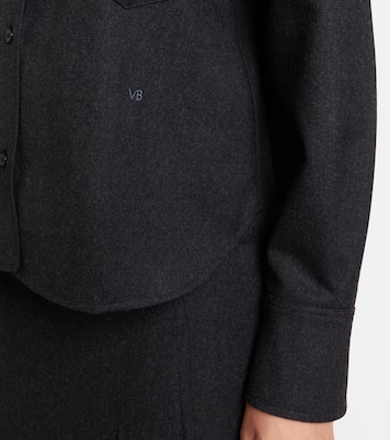 Ellys wool flannel shirt | Victoria Beckham