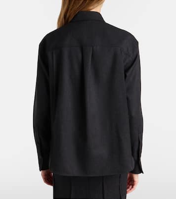 Ellys wool flannel shirt | Victoria Beckham