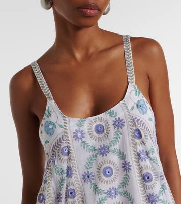 Abito midi in cotone floreale | Juliet Dunn