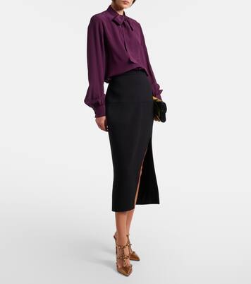 Rockstud金属感皮革高跟鞋 | Valentino Garavani