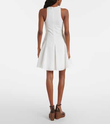Cotton-blend minidress | Brunello Cucinelli