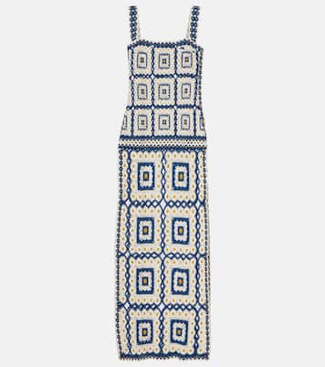 Dolly crochet cotton maxi dress | Alémais