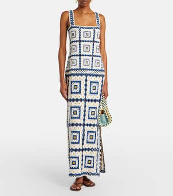 Dolly crochet cotton maxi dress | Alémais