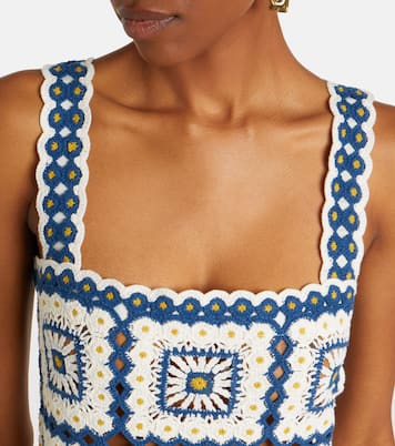 Dolly crochet cotton maxi dress | Alémais
