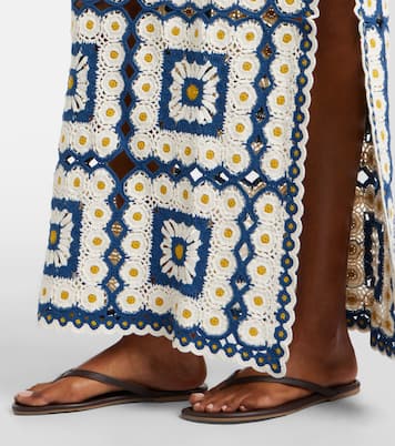 Dolly crochet cotton maxi dress | Alémais