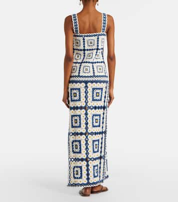 Dolly crochet cotton maxi dress | Alémais