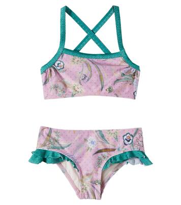 Indra floral ruffled bikini | Zimmermann Kids