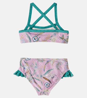 Indra floral ruffled bikini | Zimmermann Kids