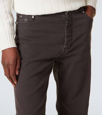 Mid-rise straight jeans | Brunello Cucinelli