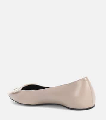 Belle Vivier leather ballet flats | Roger Vivier