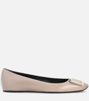 Belle Vivier leather ballet flats | Roger Vivier