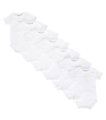 Baby set of 7 cotton onesies | Bonpoint