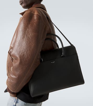 Duffle leather briefcase | Saint Laurent