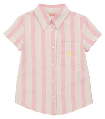 Striped short-sleeved cotton shirt | The Animals Observatory