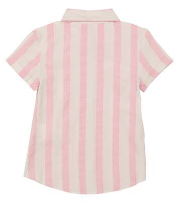 Striped short-sleeved cotton shirt | The Animals Observatory