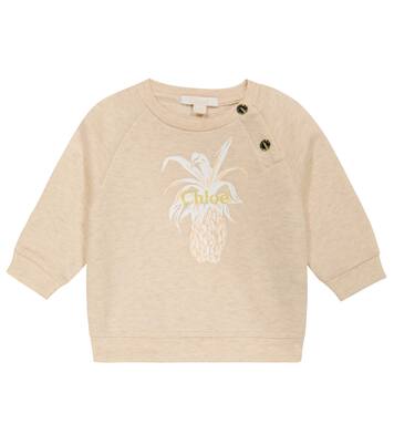 Baby Bedrucktes Sweatshirt aus Baumwolle | Chloé Kids