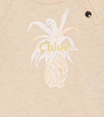 Baby Bedrucktes Sweatshirt aus Baumwolle | Chloé Kids