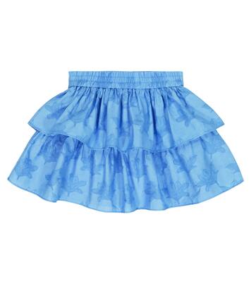 Jupe en jacquard de coton mélangé | Brunello Cucinelli Kids