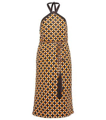 Robe midi en cuir | Dodo Bar Or