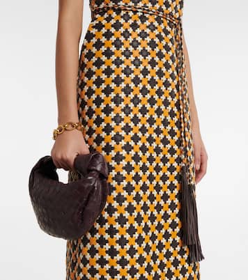 Robe midi en cuir | Dodo Bar Or