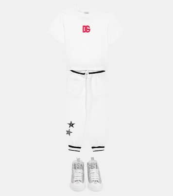 Cotton sweatpants | Dolce&Gabbana Kids