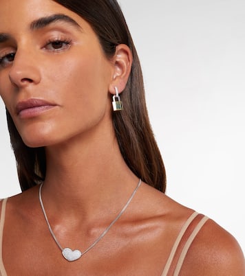 Halskette Heart aus 18kt Weißgold mit Diamanten | Eéra